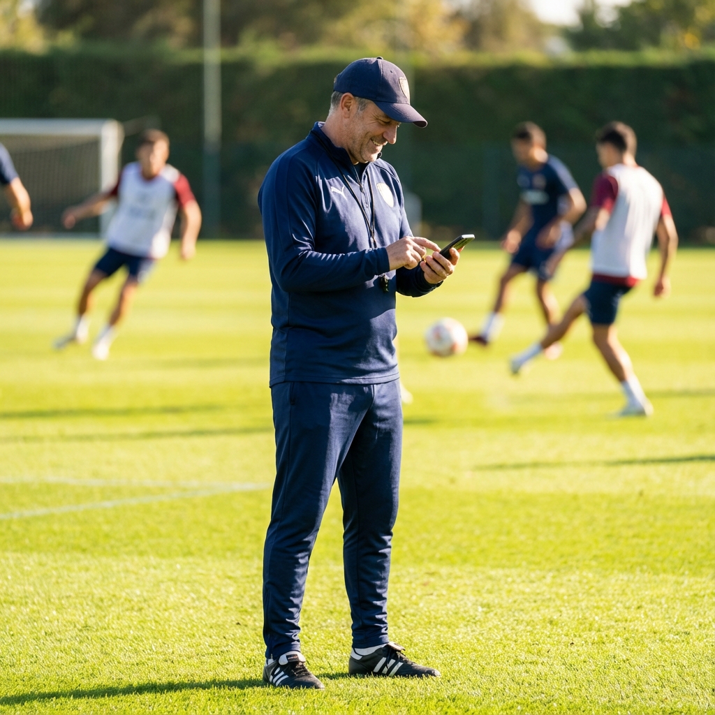Utilisation mobile SportPulser sur le terrain